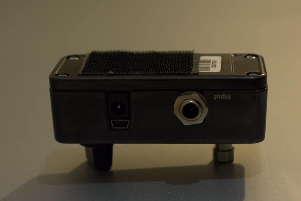 Klettverschluss an der Tretmine